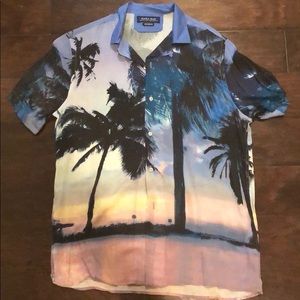 Zara M island camp collar shirt